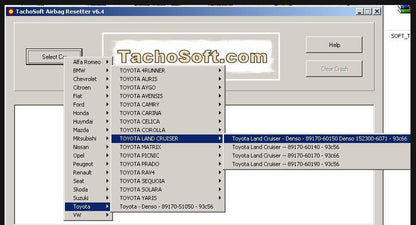 Tachosoft airbag reseteo