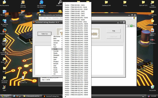 Tachosoft airbag reseteo