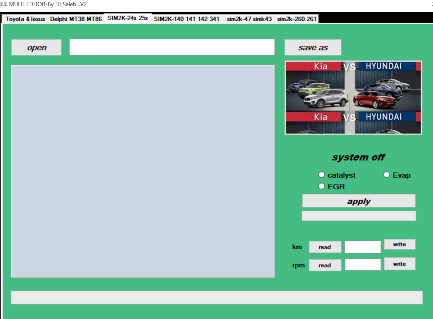 Multi Editor V2.0 (EGR,DPF,FAP)