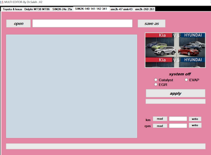 Multi Editor V2.0 (EGR,DPF,FAP)