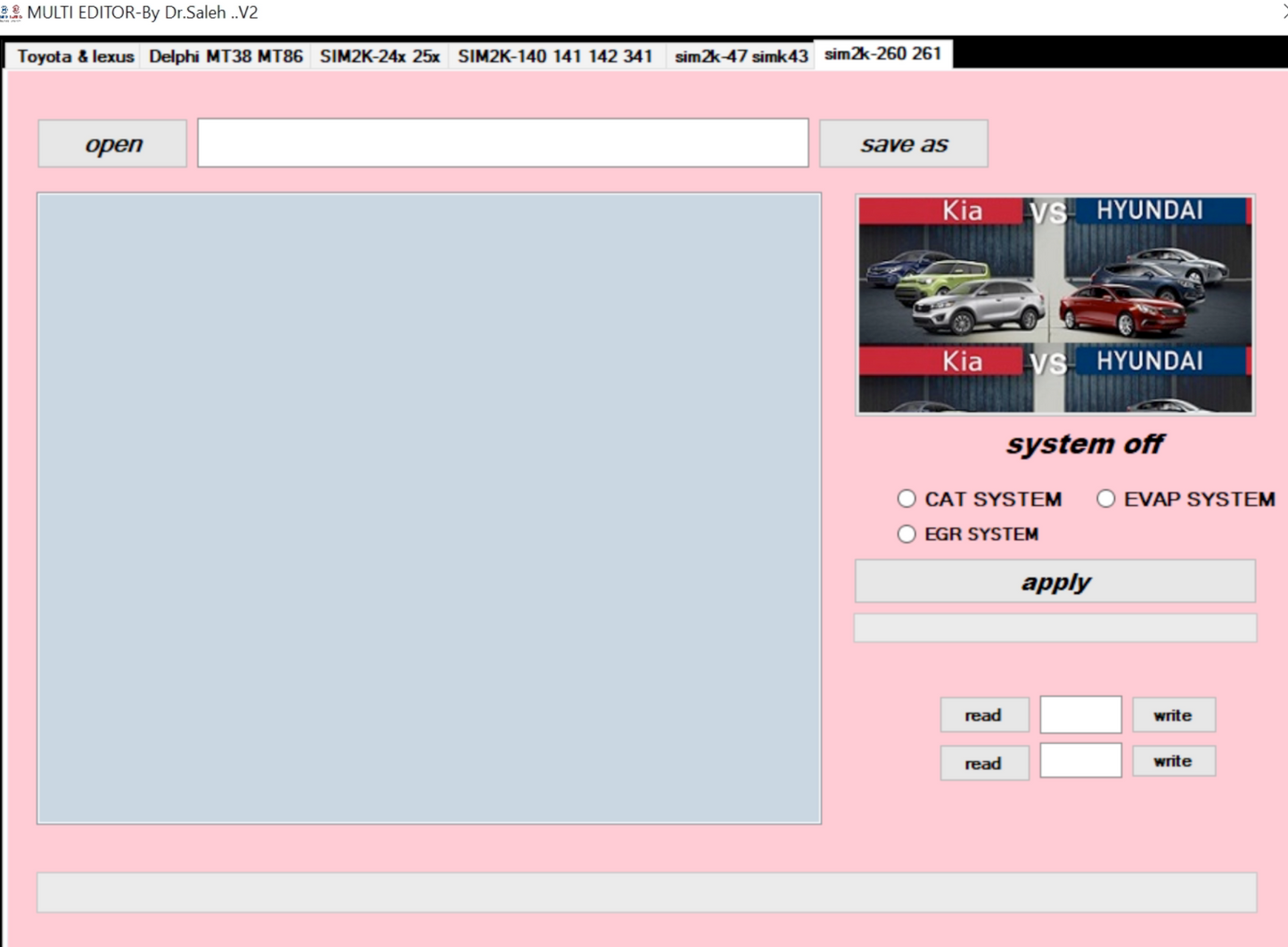 Multi Editor V2.0 (EGR,DPF,FAP)
