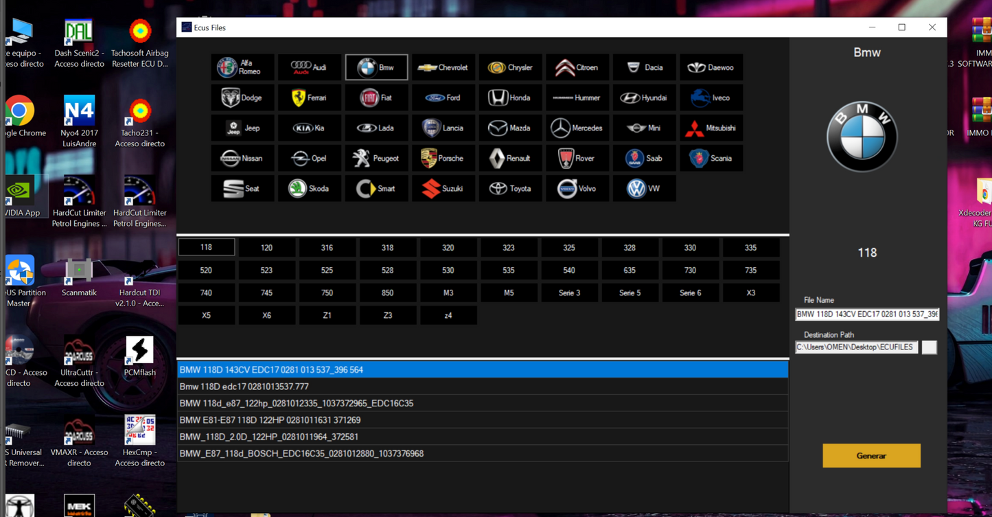 ECUFiles (arhivos ECU VÍrgenes).ORI FILES
