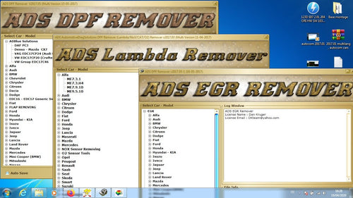 EGR / DPF / Lambda Remover (3 programas)