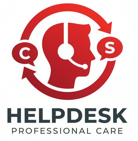 logo atencion al cliente rojo